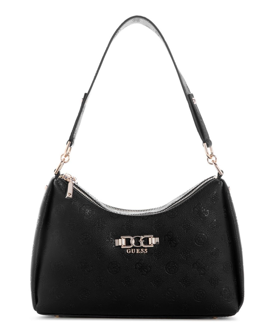 Bolsa Anise Double Zip Shoulder Bag Preto