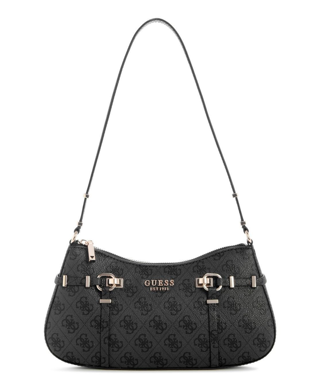 Bolsa Leona Logo Shoulder Preto