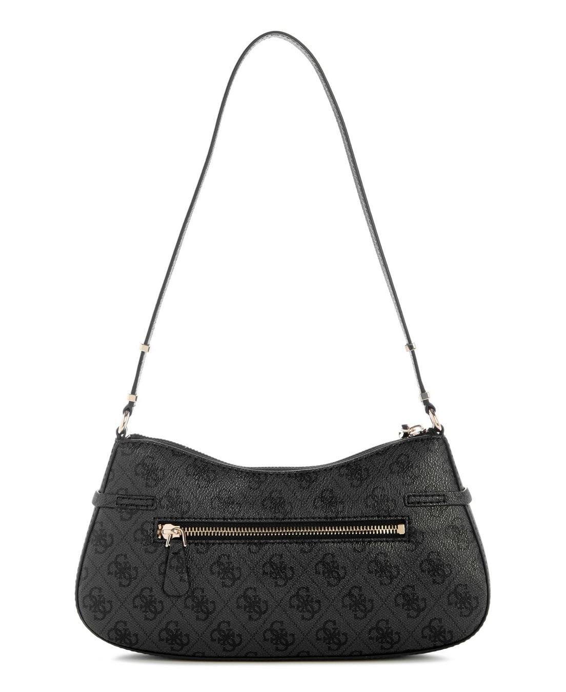 Bolsa Leona Logo Shoulder Preto Preto 3