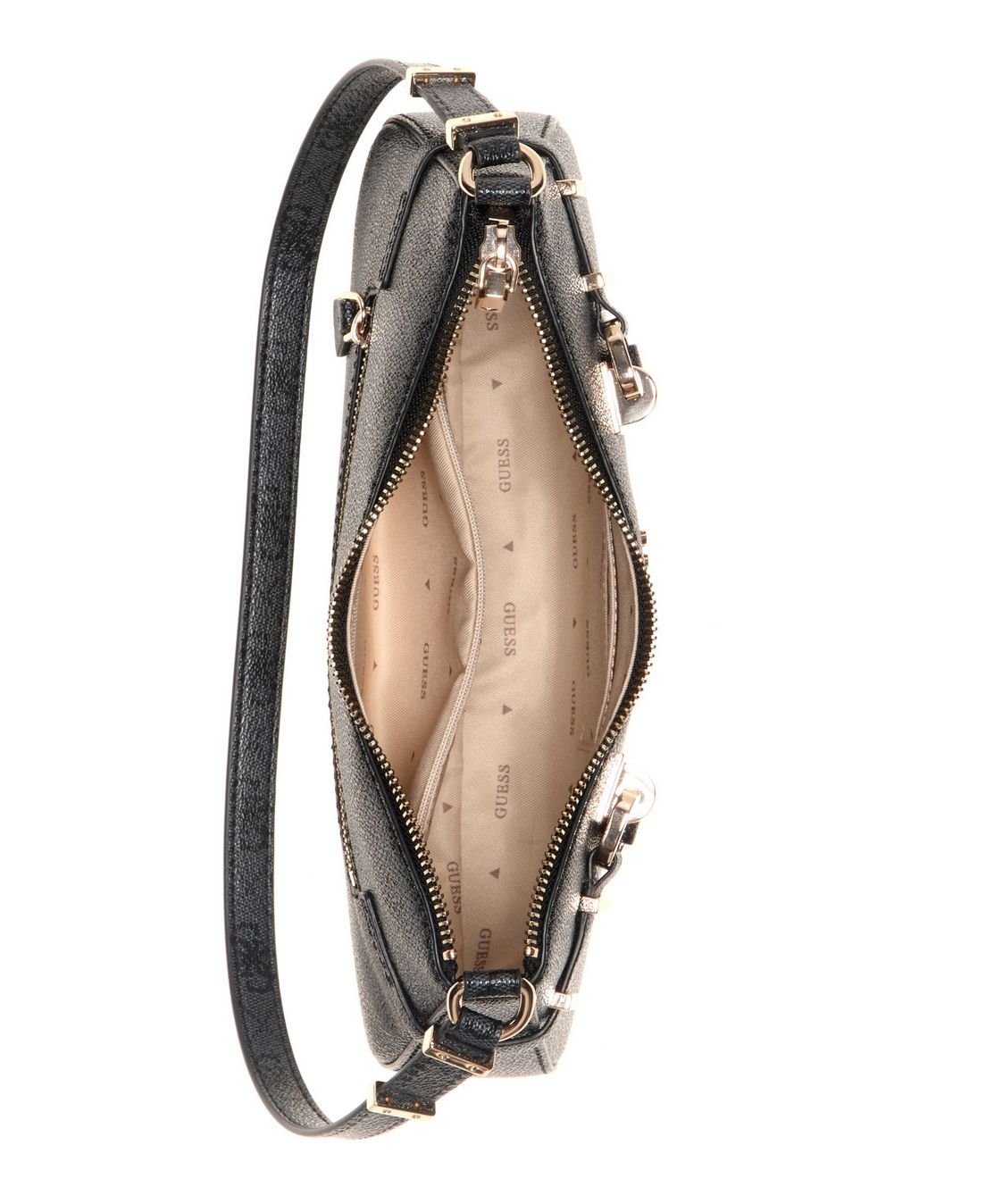 Bolsa Leona Logo Shoulder Preto Preto 4
