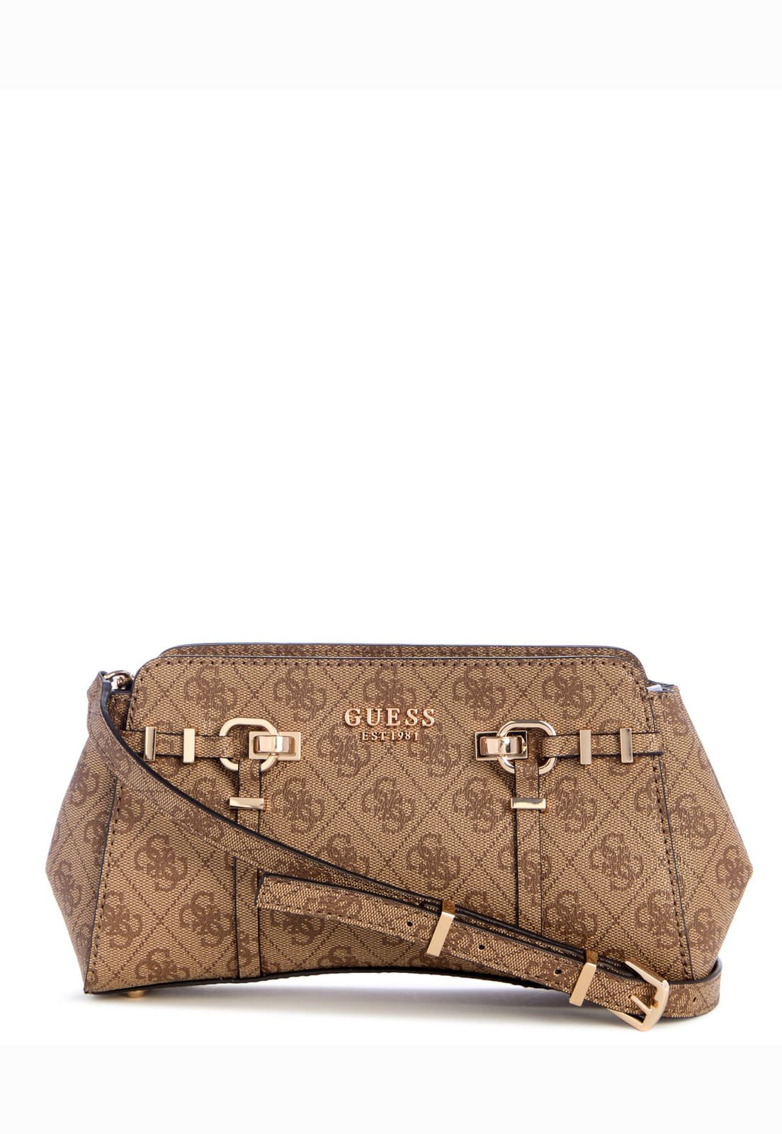 Bolsa Leona Logo Girlfriend Xbody Bege