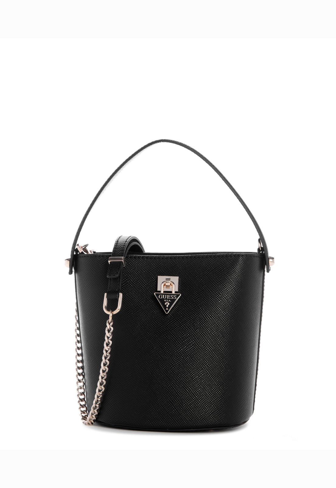 Bolsa Patsie Top Handle Bucket Preto