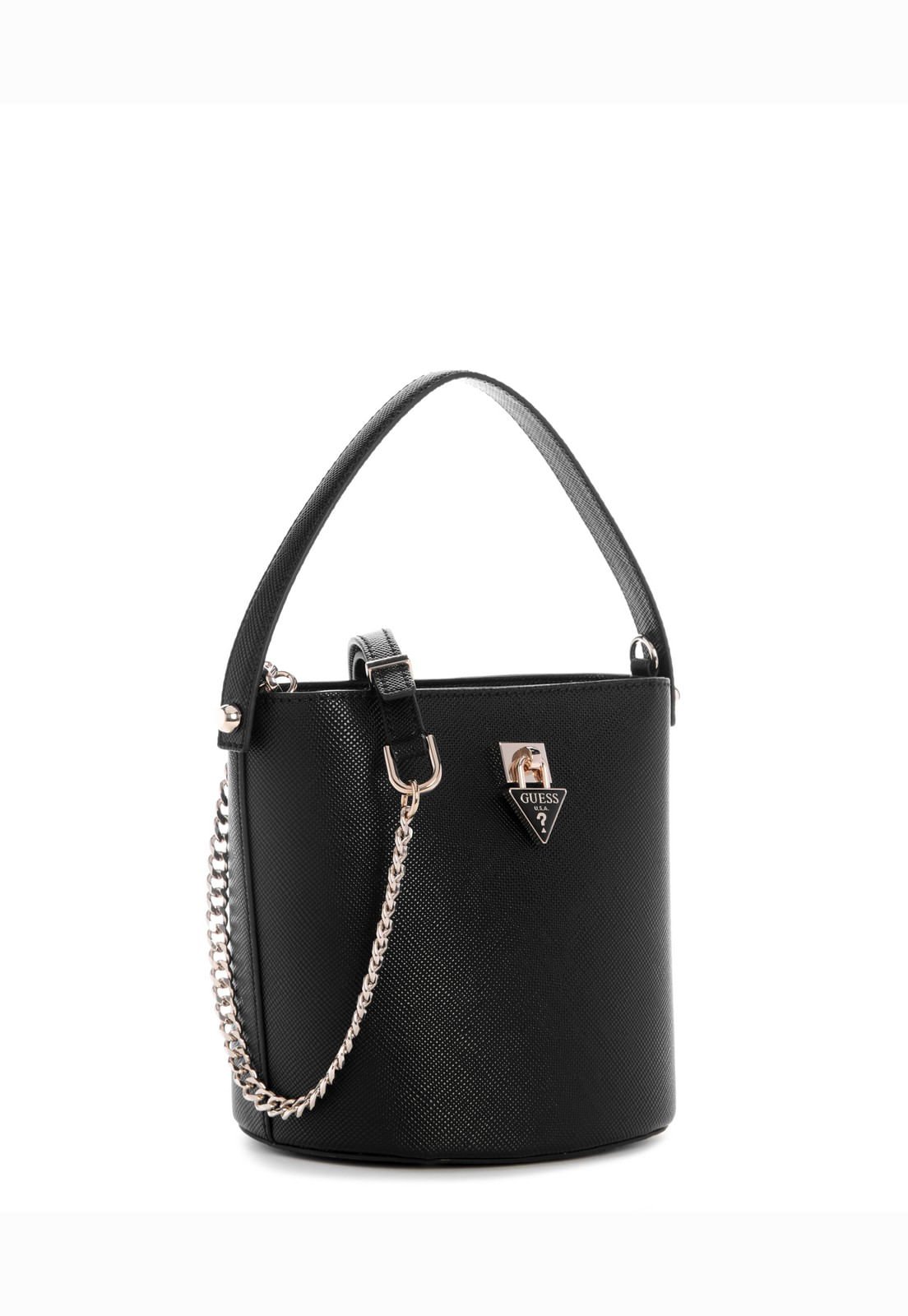 Bolsa Patsie Top Handle Bucket Preto Preto 2