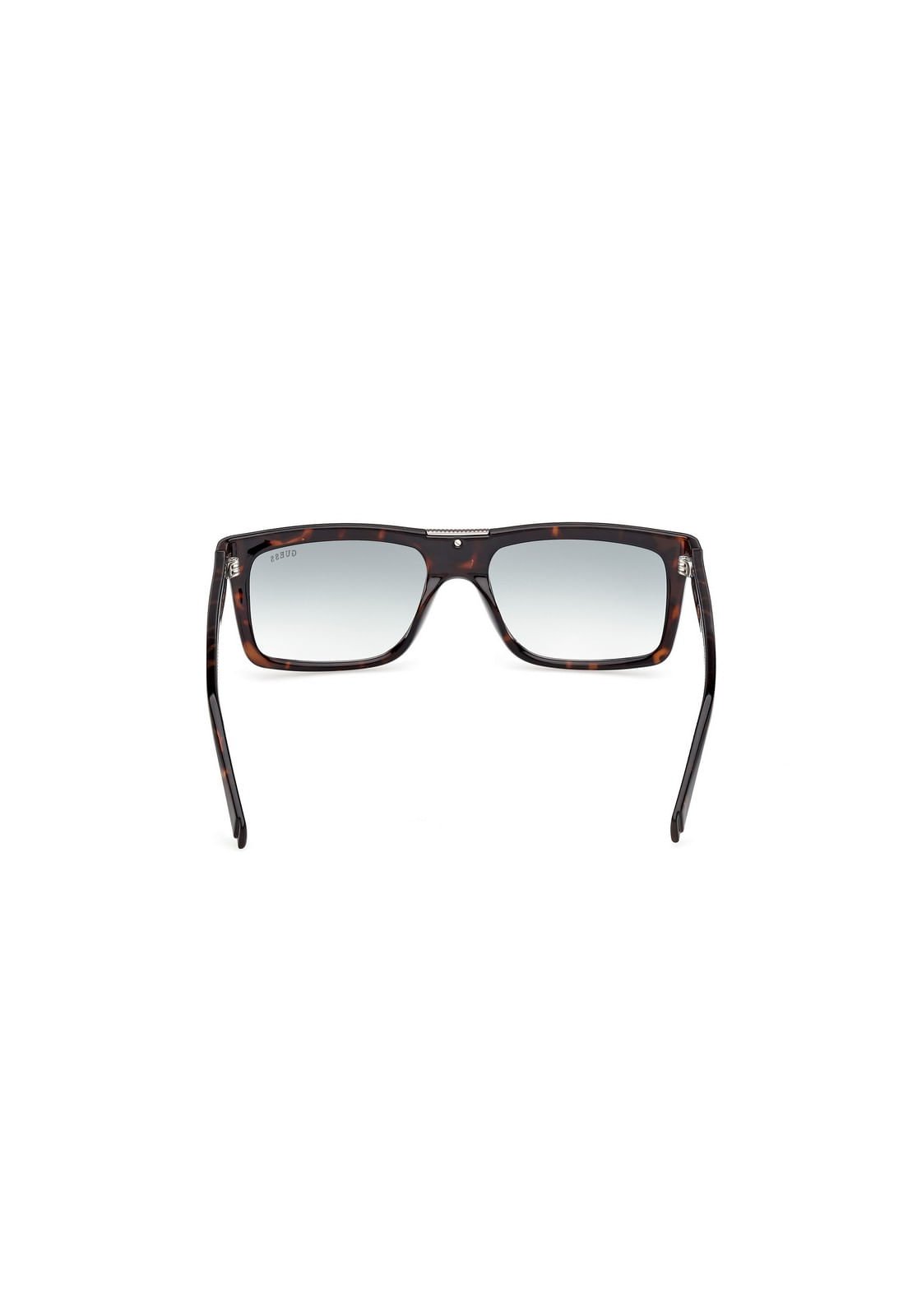 Óculos de Sol Retangular Acetato Marrom Marrom 4