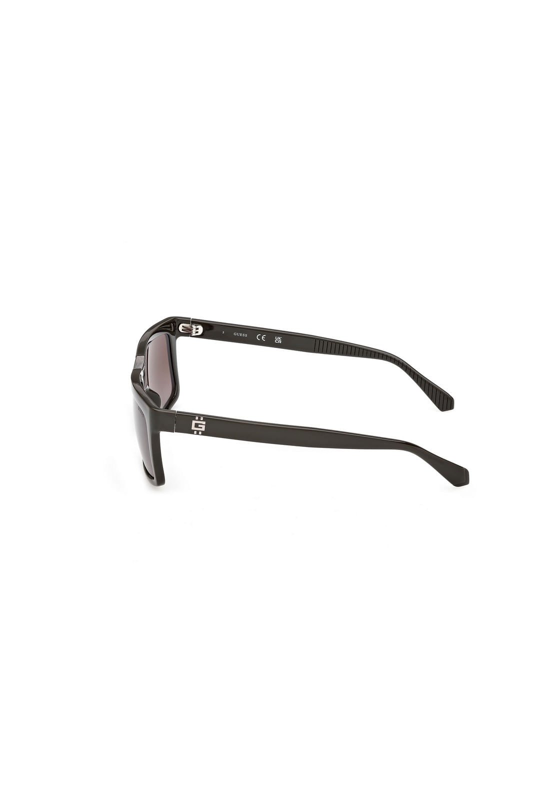 Óculos de Sol Retangular Acetato Verde Escuro Verde Escuro 5