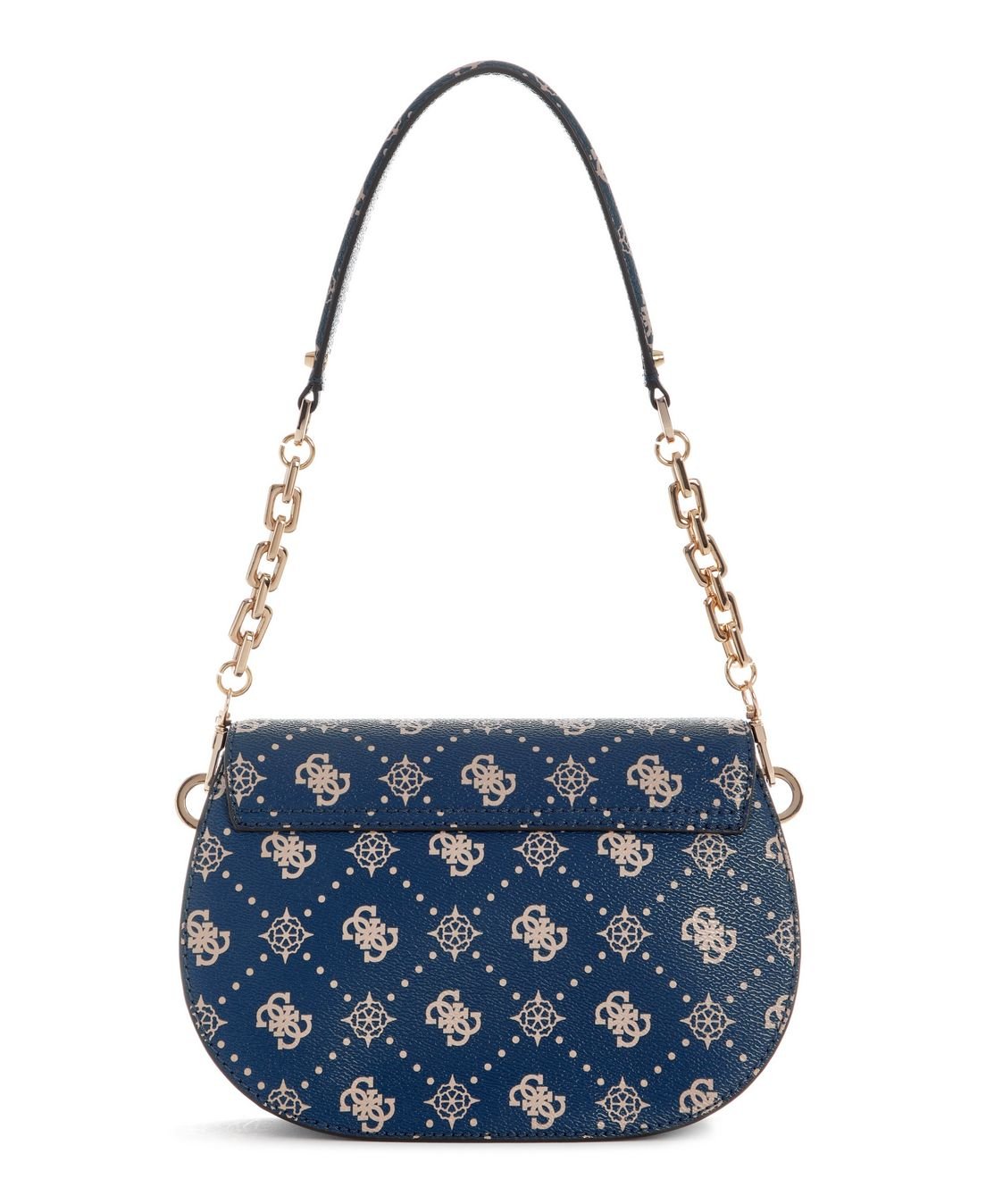 Bolsa Emelie Logo Flap Shoulder Azul Escuro Azul Escuro 3