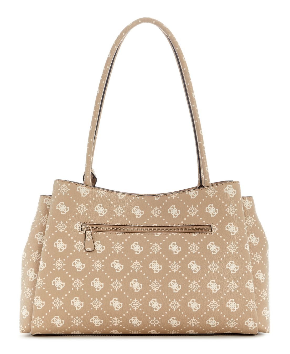 Bolsa Emelie Logo Girlfriend Carryall Bege Bege 3