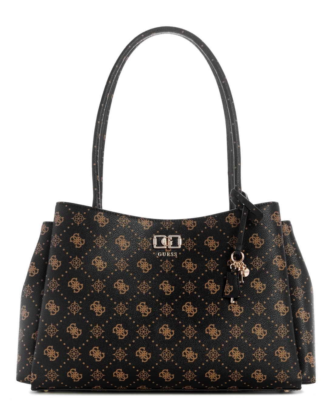 Bolsa Emelie Logo Girlfriend Carryall Marrom