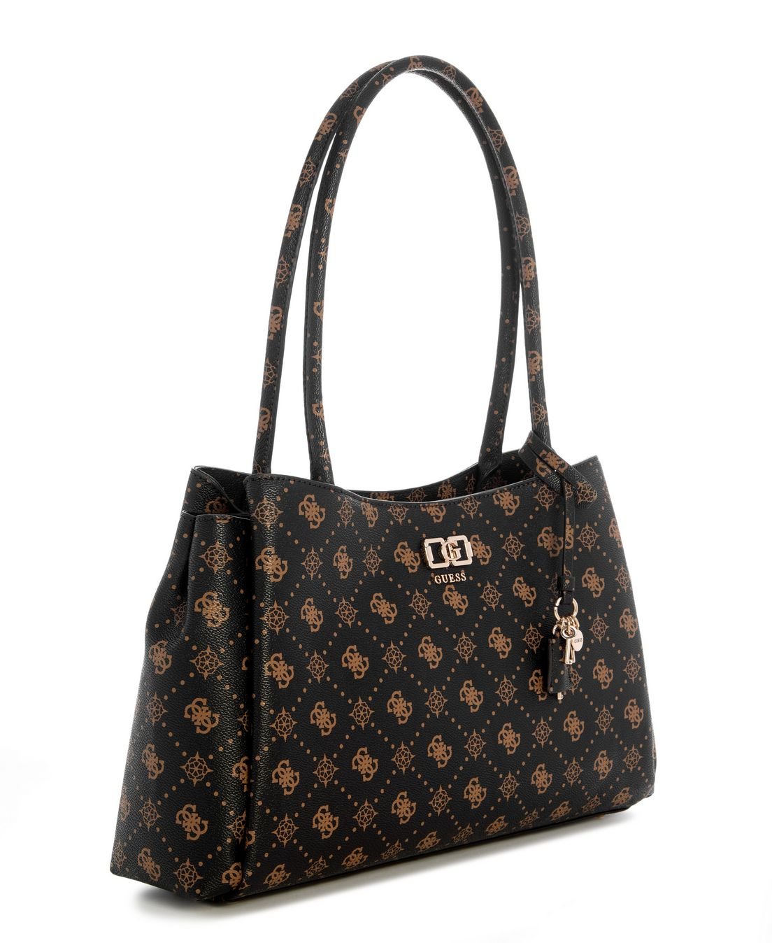 Bolsa Emelie Logo Girlfriend Carryall Marrom Marrom 2