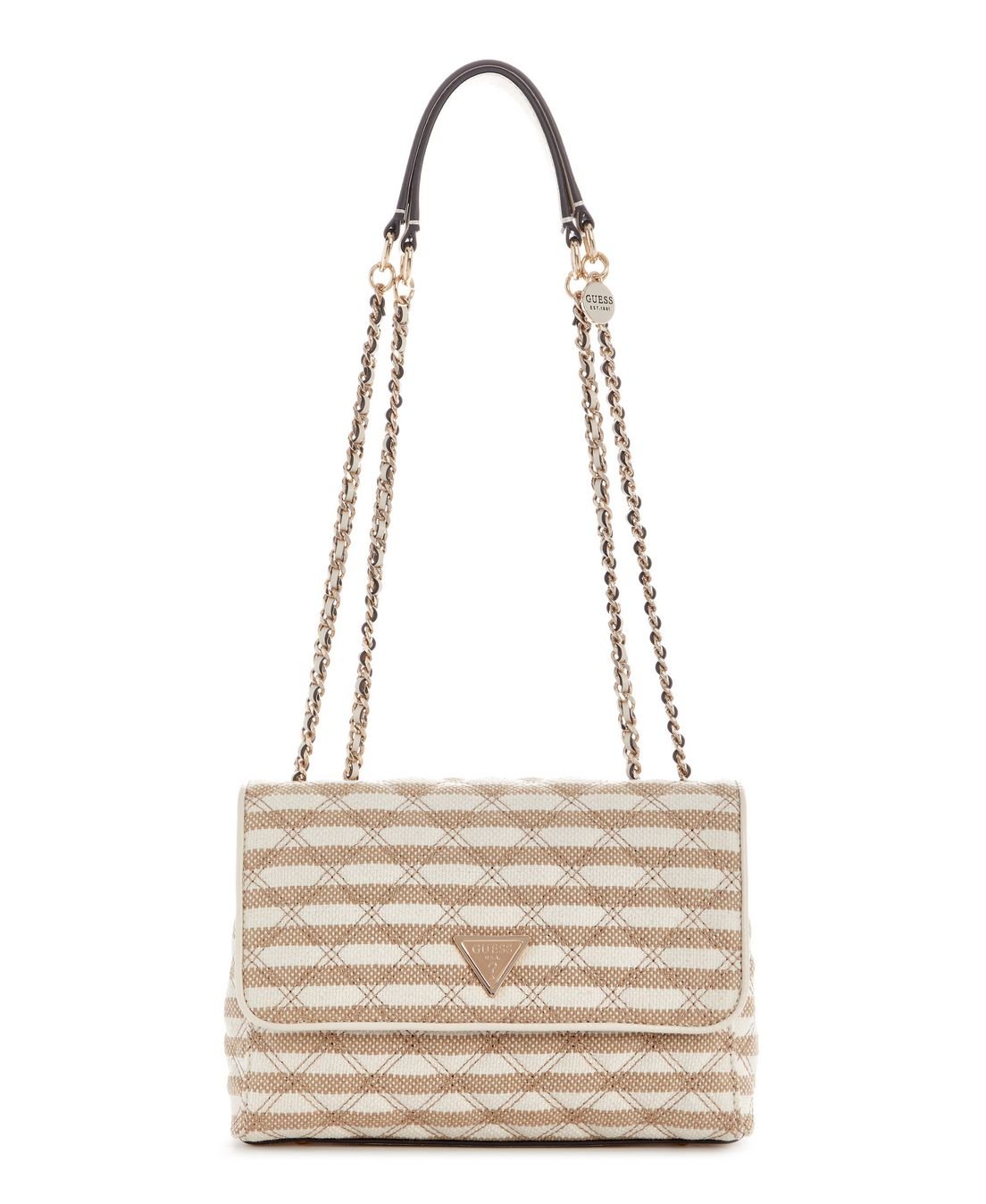 Bolsa Giully Ii 2 Tiracolo Flap Marrom Claro
