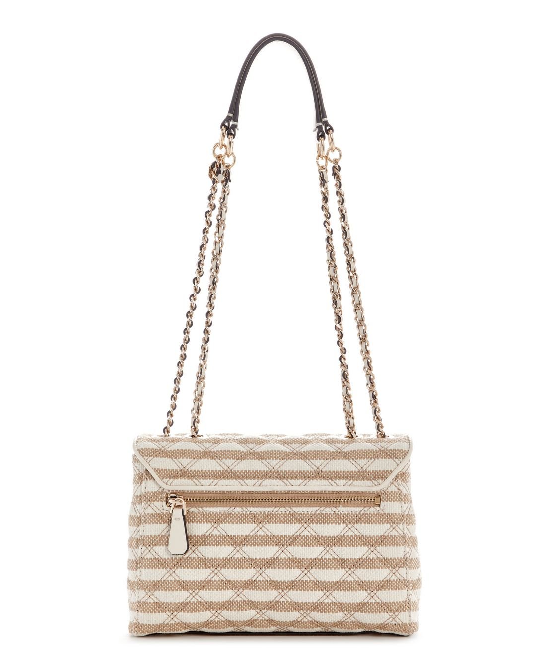 Bolsa Giully Ii 2 Tiracolo Flap Marrom Claro Marrom/Bege 3