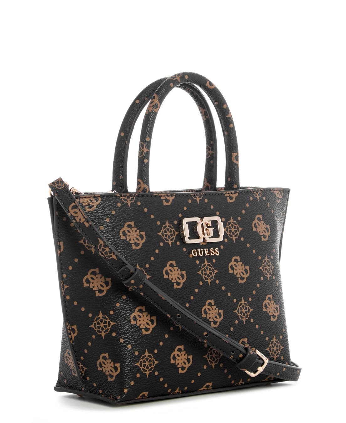 Bolsa Emelie Logo Mini Tote Marrom Marrom 2