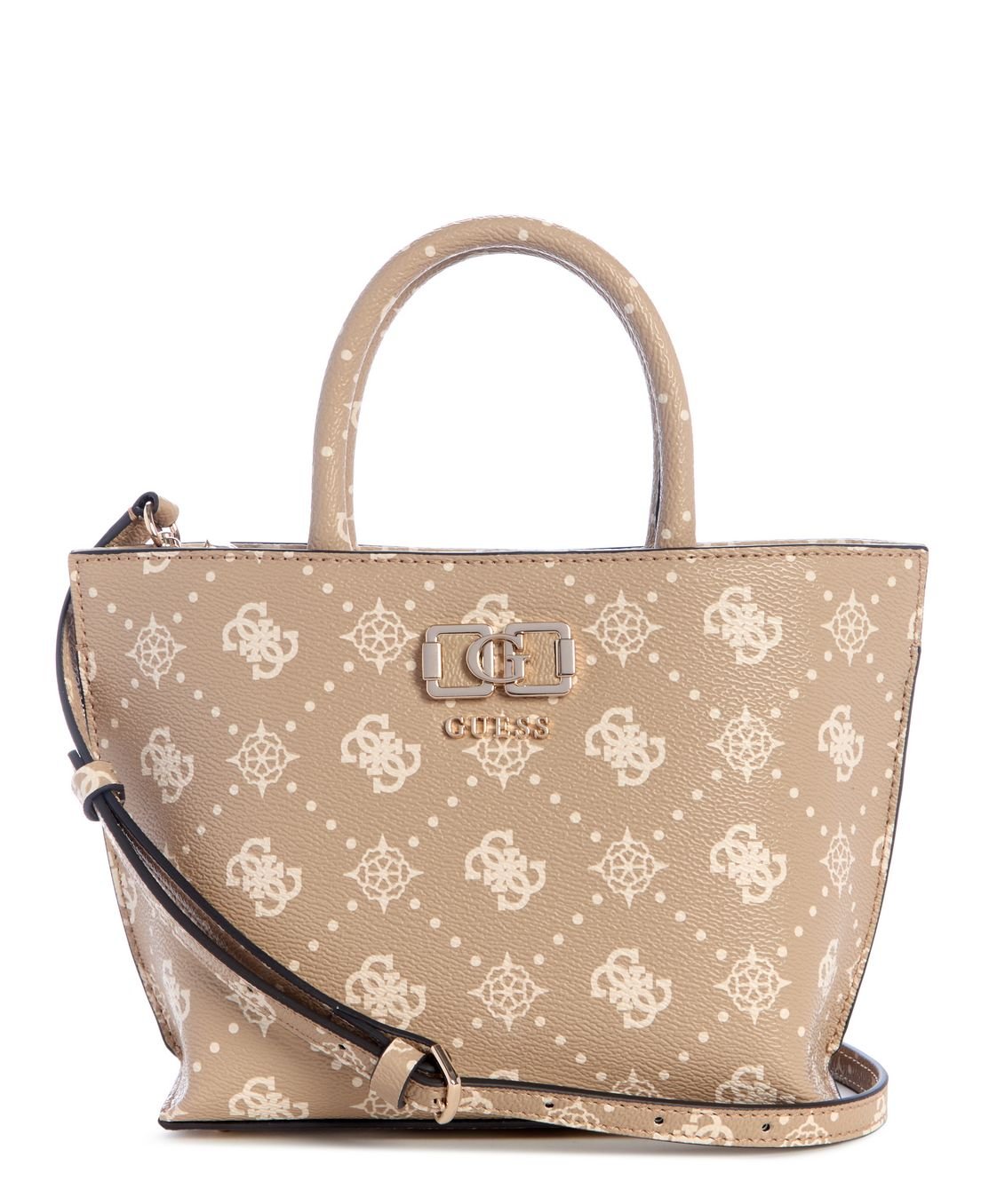 Bolsa Emelie Logo Mini Tote Bege