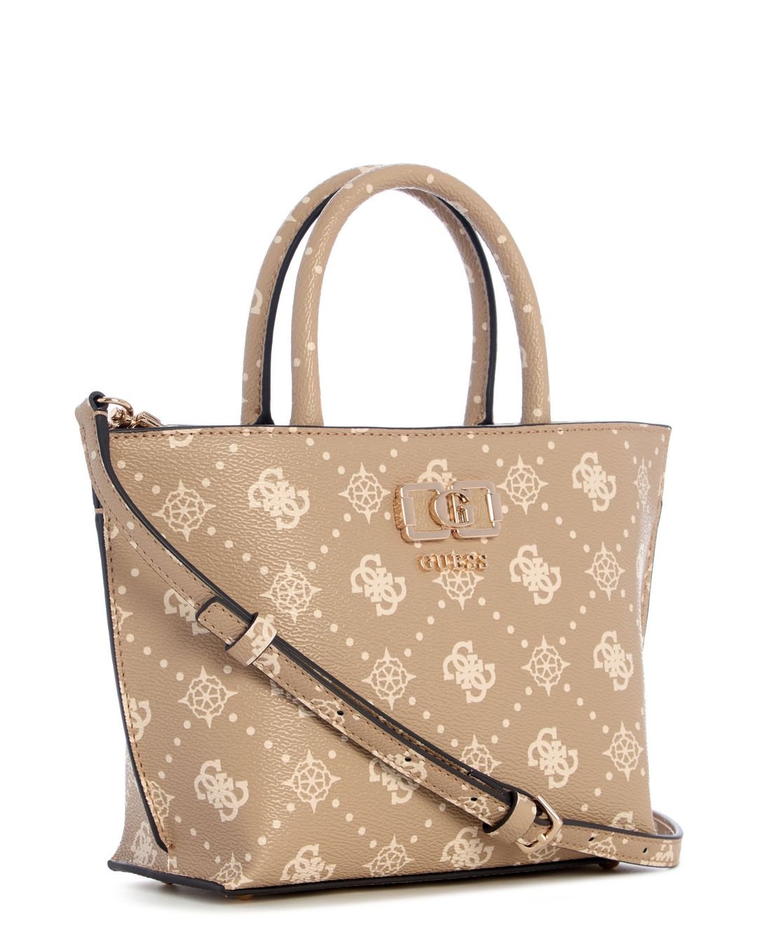 Bolsa Emelie Logo Mini Tote Bege Bege 2