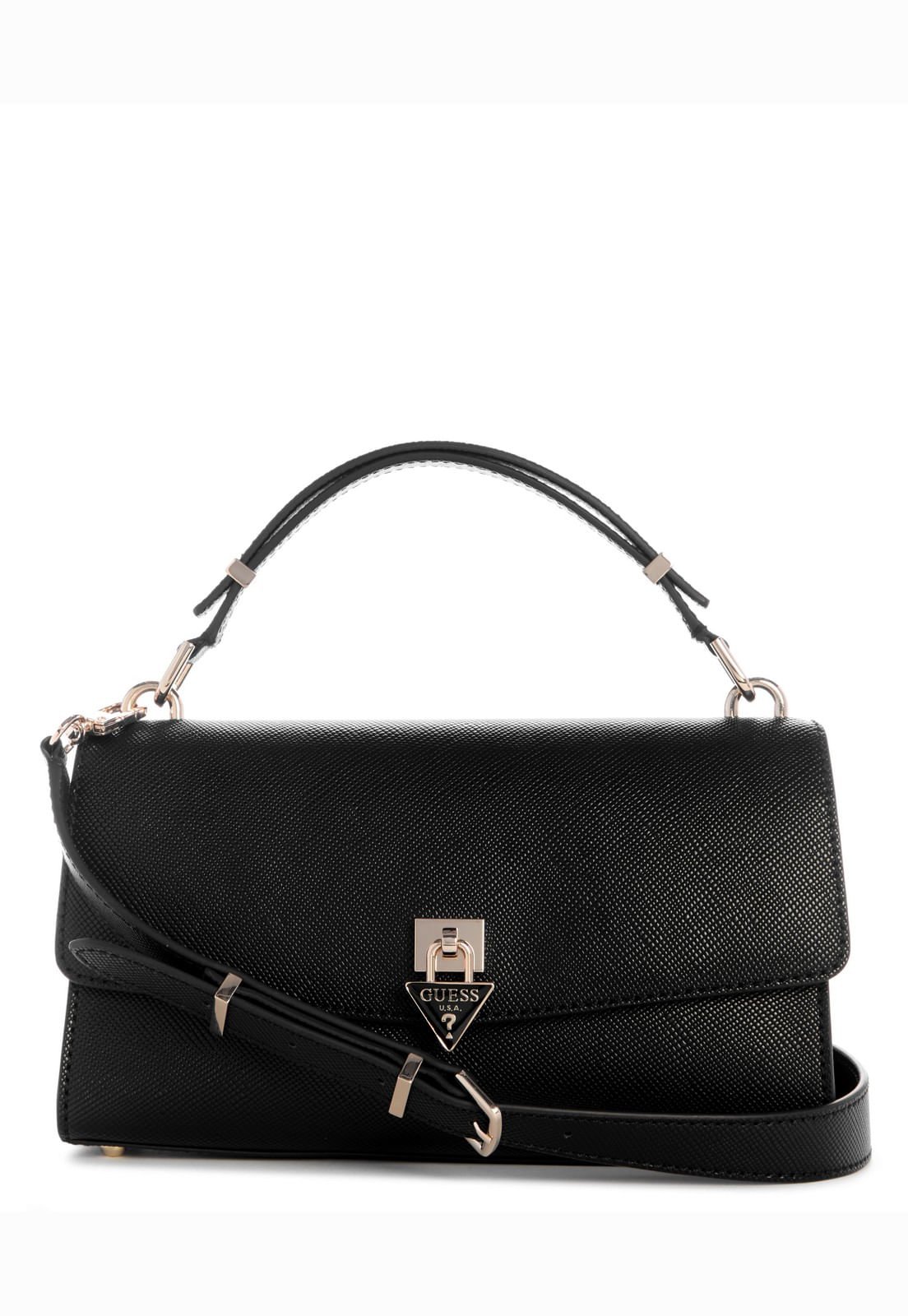 Bolsa Patsie Top Handle Flap Preto Preto 2