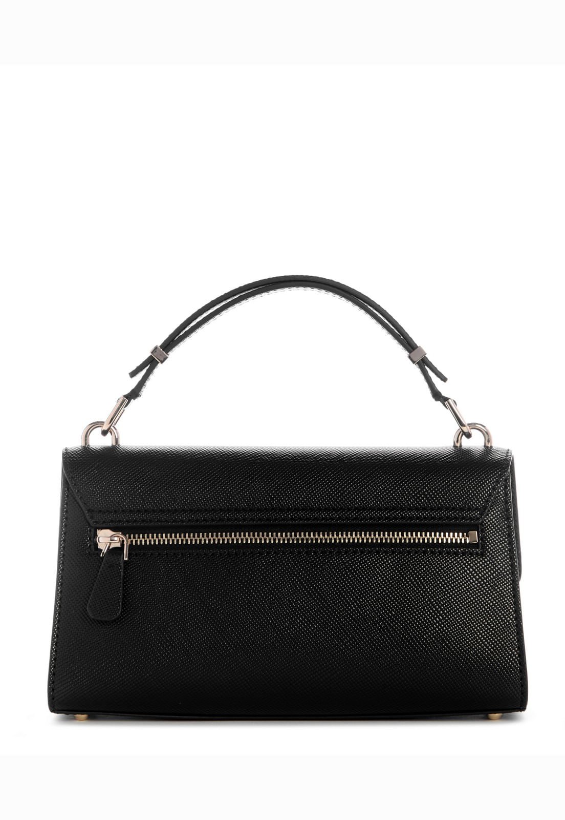 Bolsa Patsie Top Handle Flap Preto Preto 4