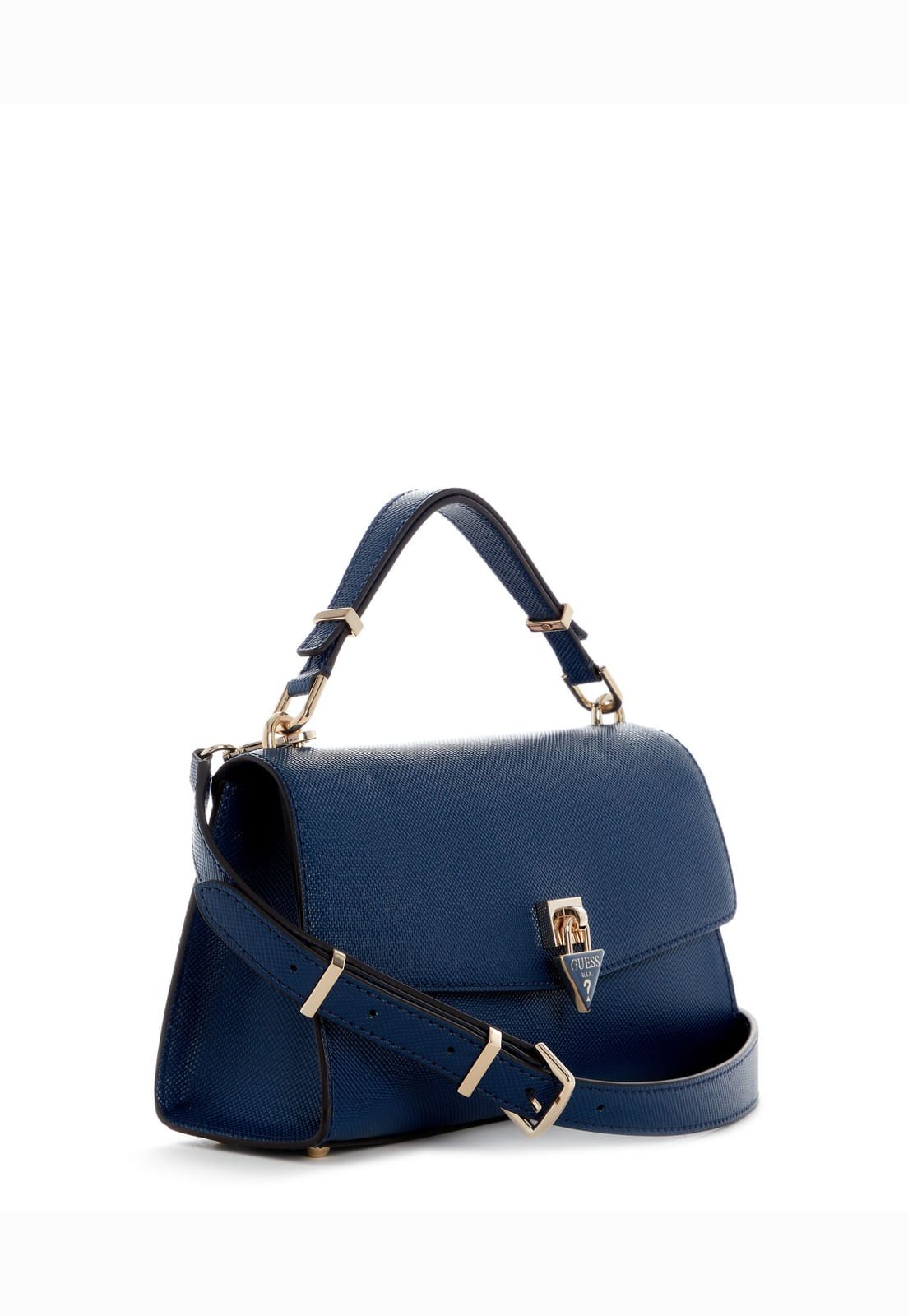 Bolsa Patsie Top Handle Flap Azul Marinho Azul Marinho 2