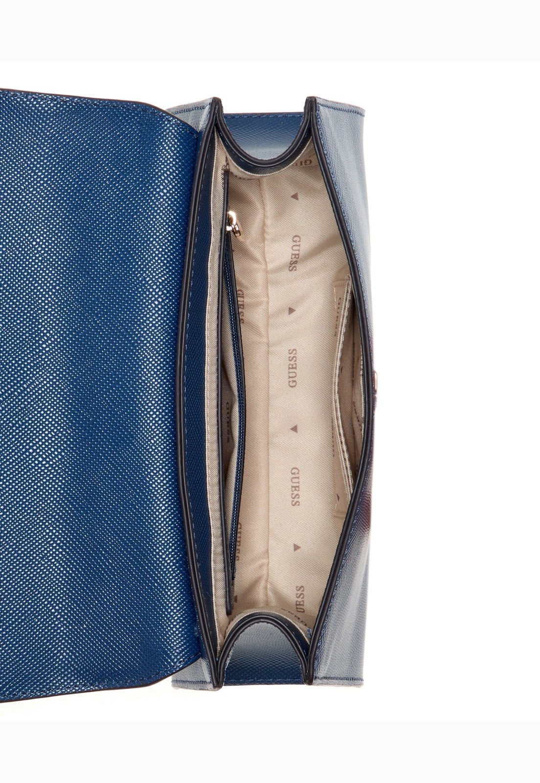 Bolsa Patsie Top Handle Flap Azul Marinho Azul Marinho 4