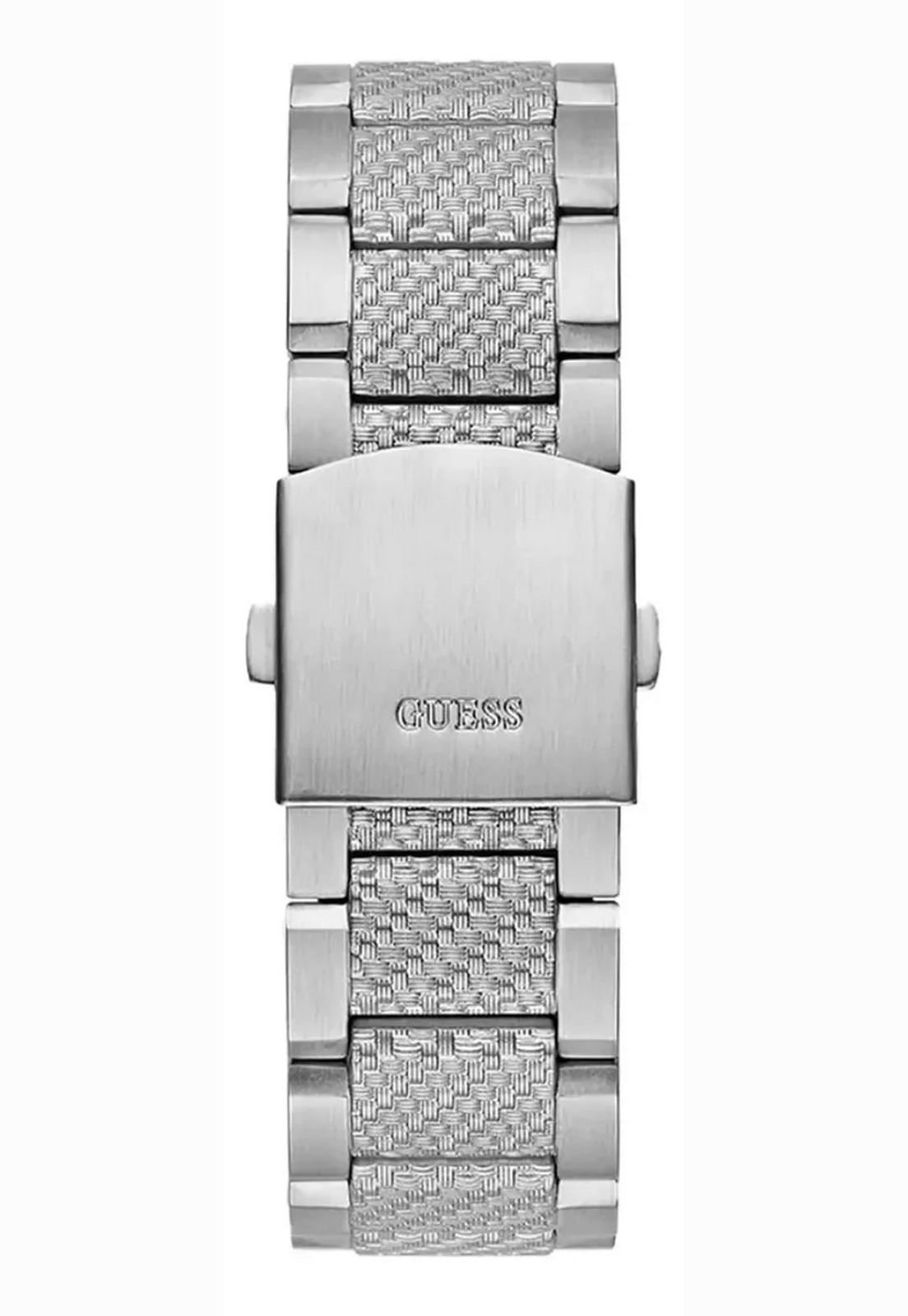 Relógio Guess Masculino Multifunção Prata Prata 5