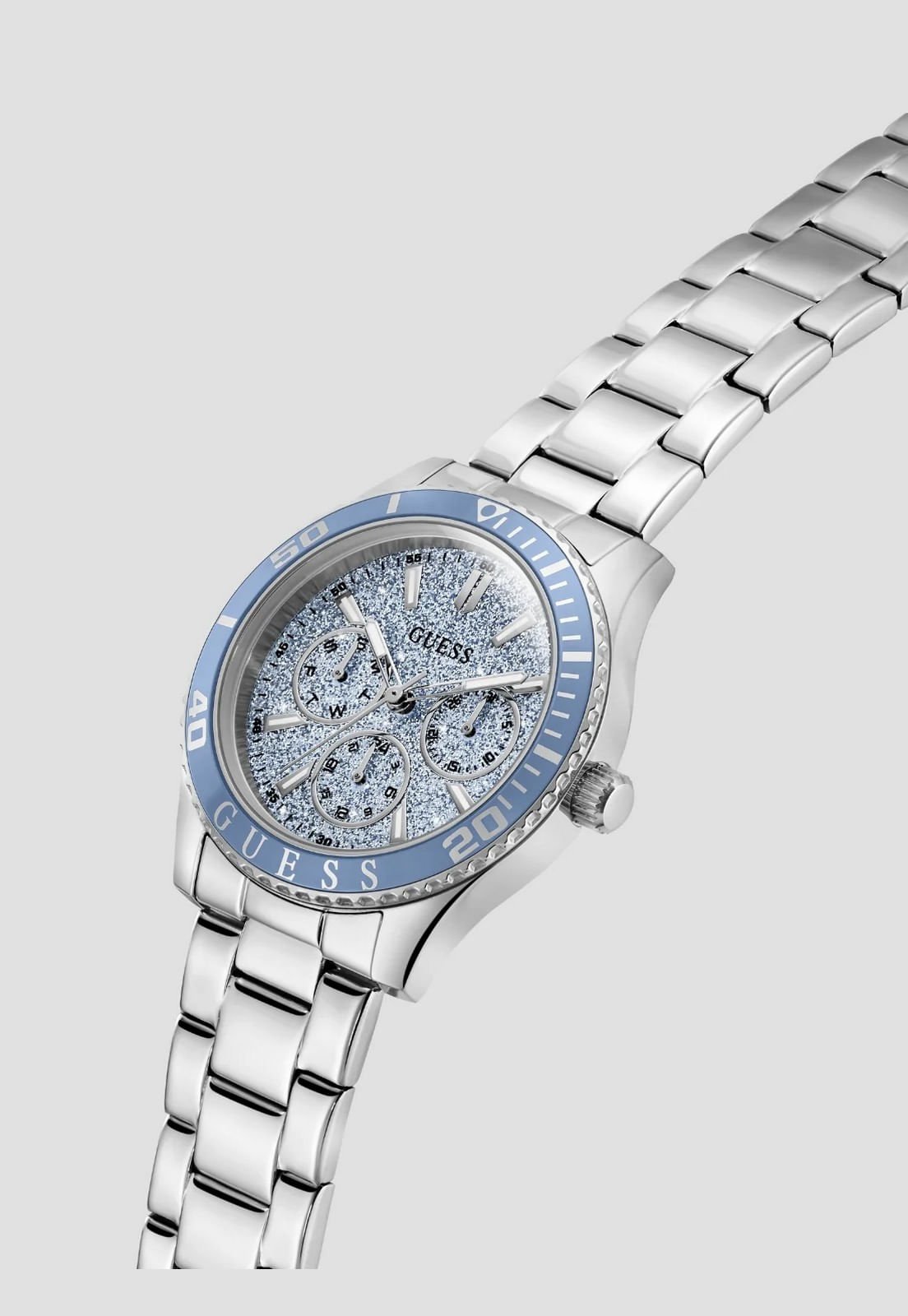 Relógio Mariana Caixa E Pulseira Aço Prata Prata 3