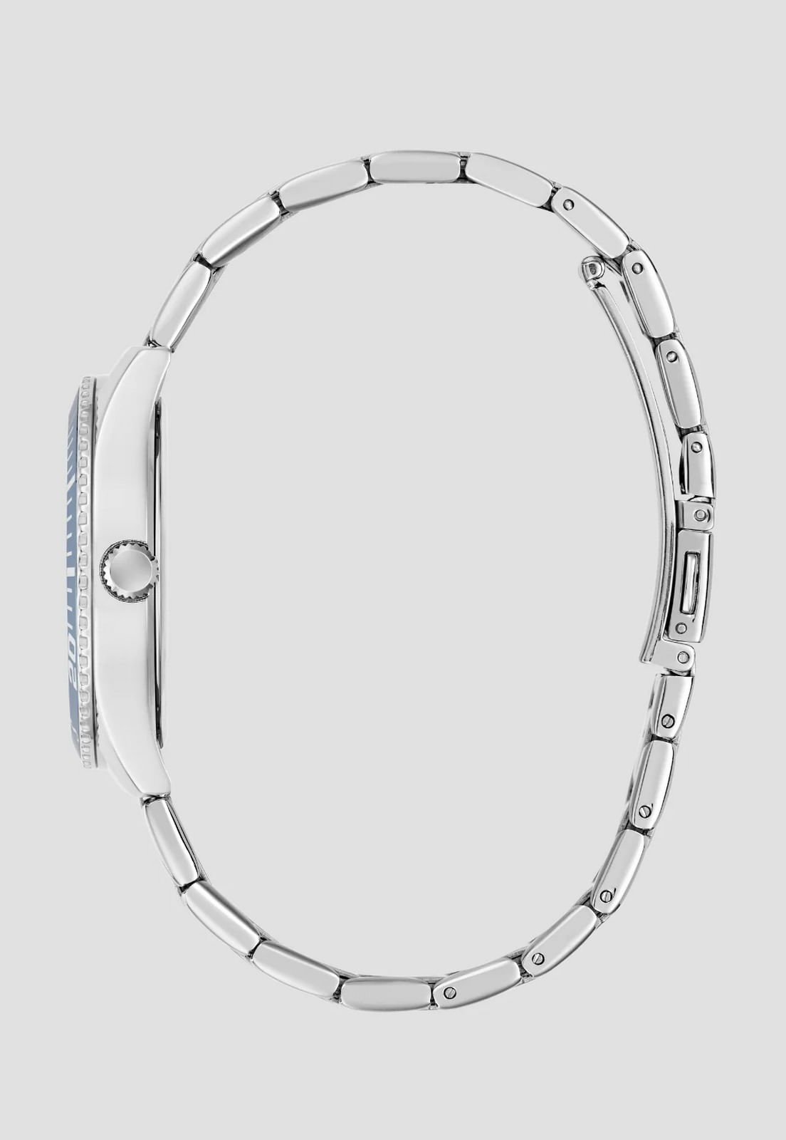 Relógio Mariana Caixa E Pulseira Aço Prata Prata 4