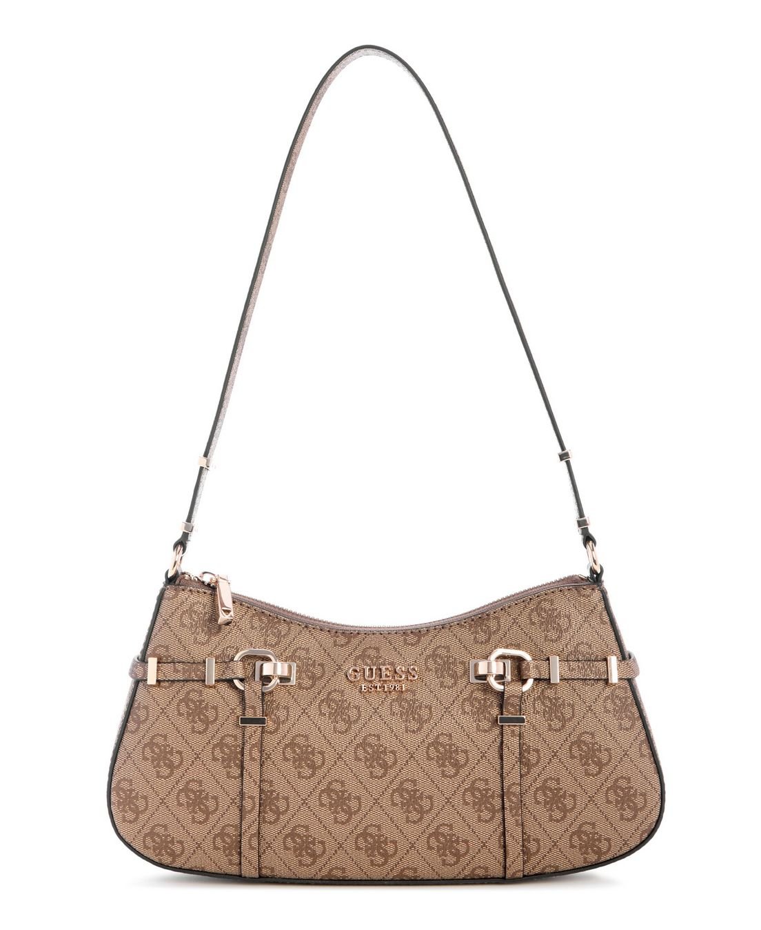 Bolsa Leona Logo Shoulder Bege Bege 3