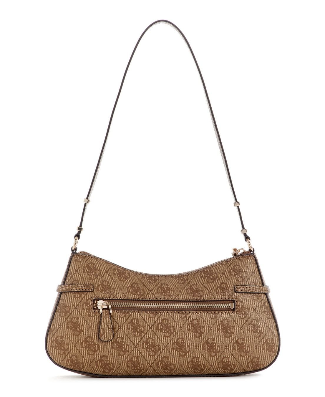 Bolsa Leona Logo Shoulder Bege