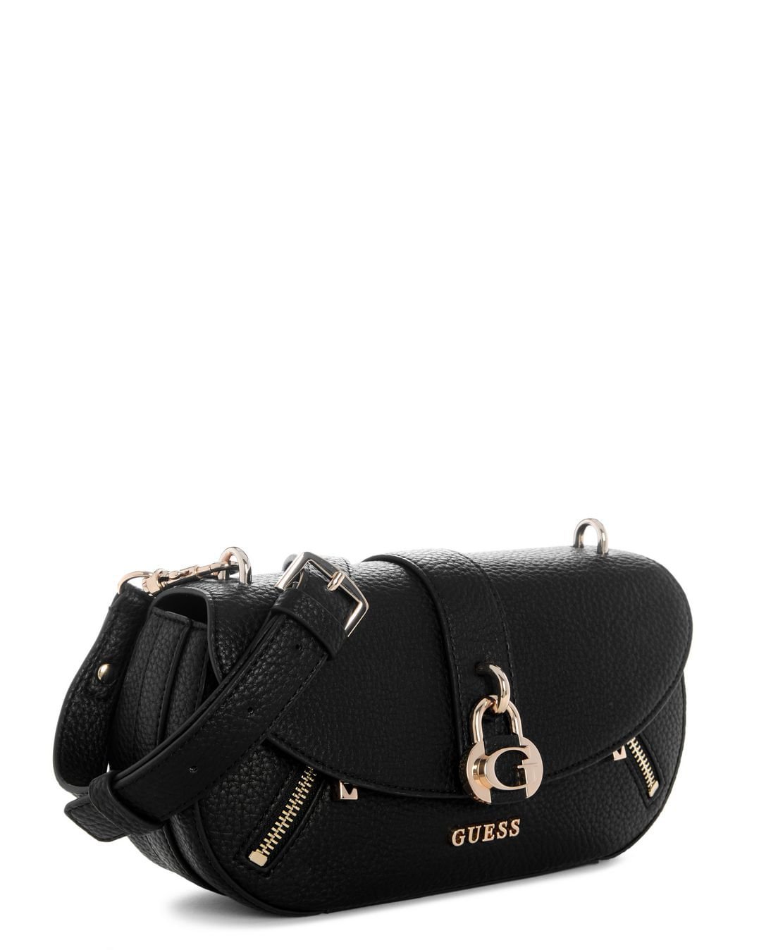 Bolsa Jessa Flap Tiracolo Preto Preto 4