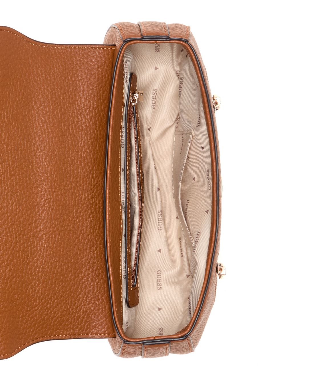 Bolsa Jessa Flap Tiracolo Caramelo Marrom 4