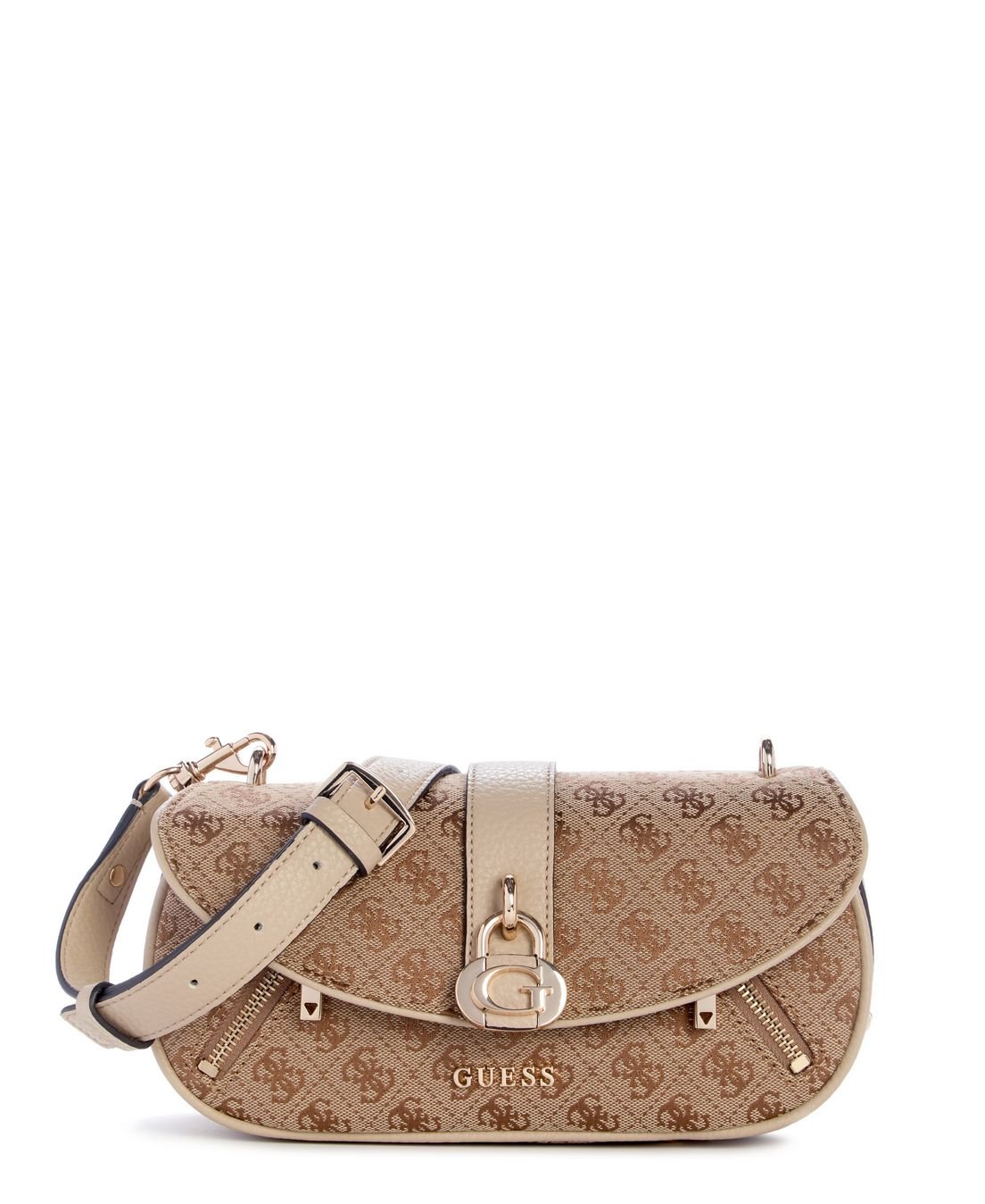 Bolsa Jessa Flap Tiracolo Bege