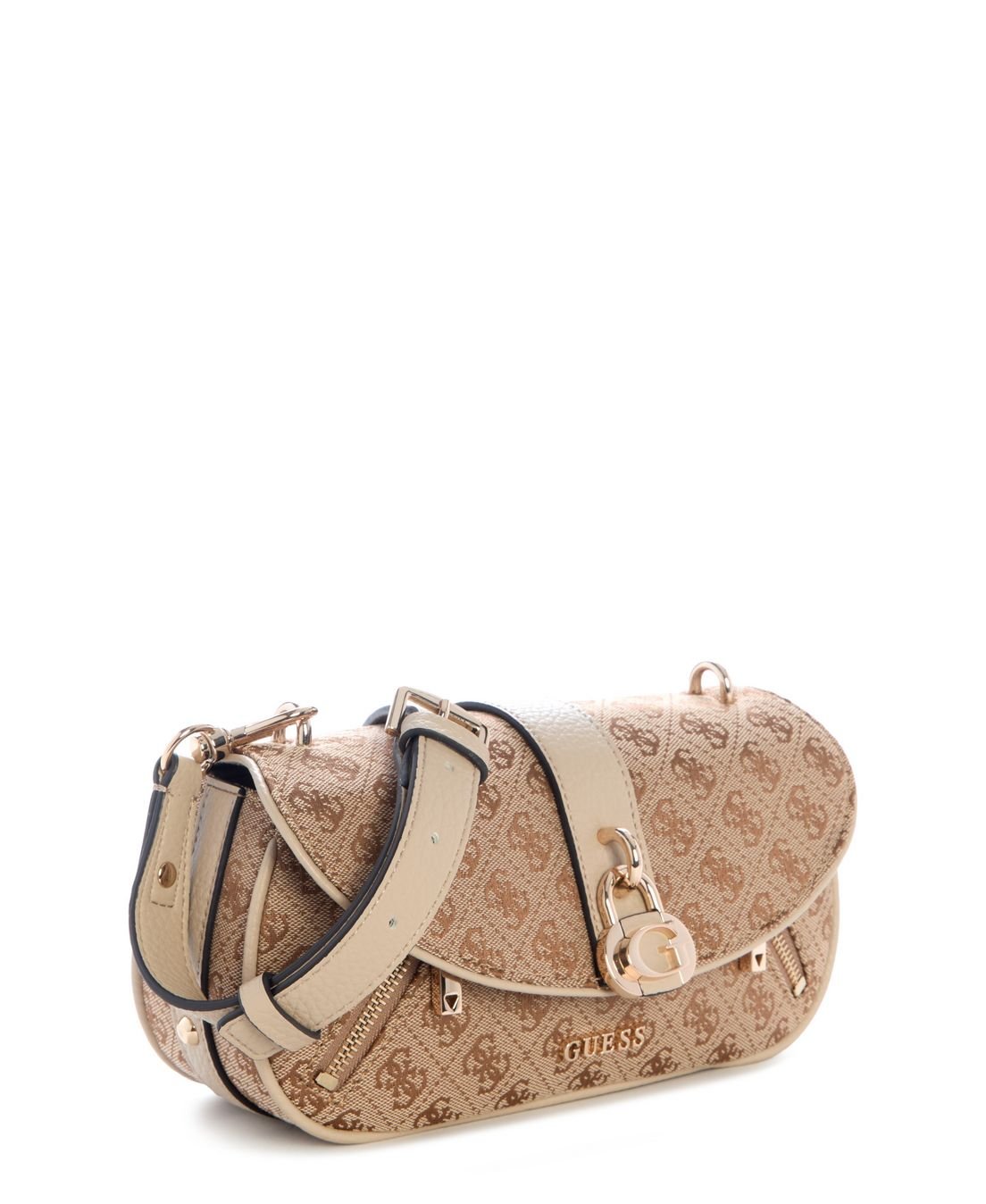 Bolsa Jessa Flap Tiracolo Bege Bege 2