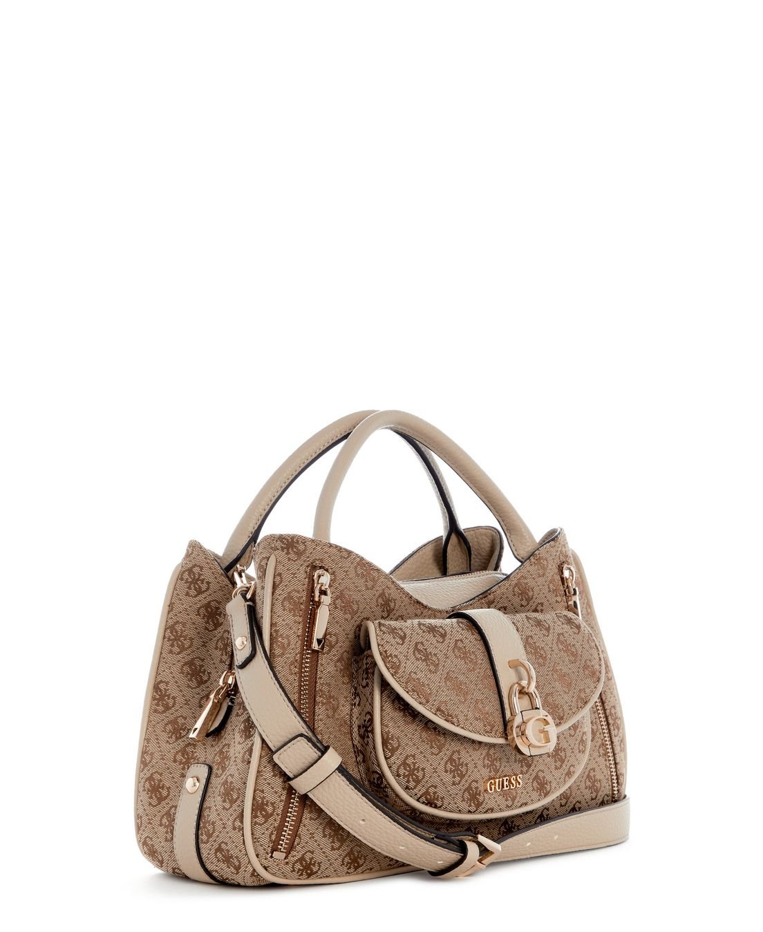 Bolsa Jessa Girlfriend Satchel Bege Bege 2