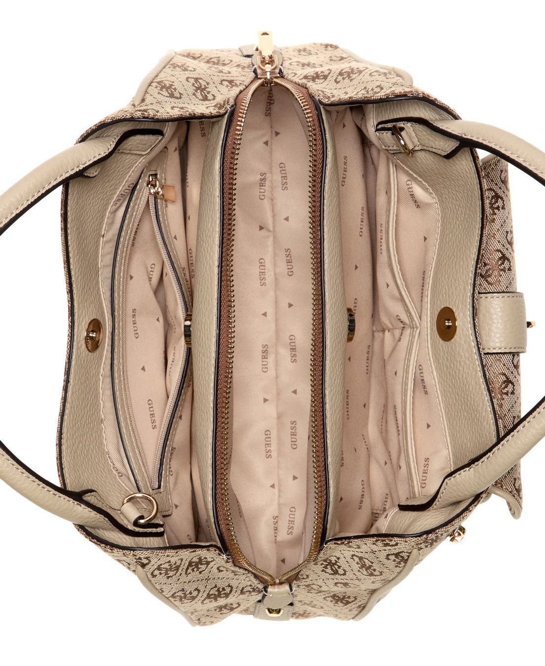 Bolsa Jessa Girlfriend Satchel Bege Bege 4