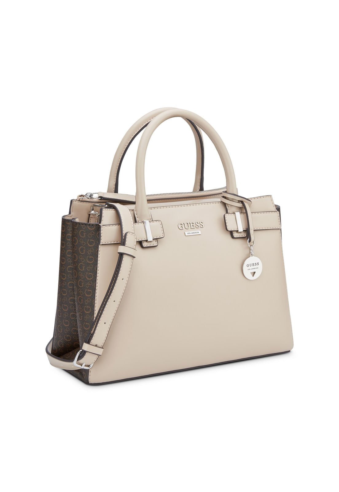 Bolsa Reena Satchel Marrom