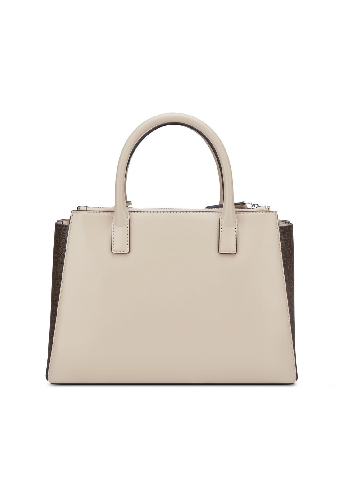 Bolsa Reena Satchel Marrom Marrom/Bege 7