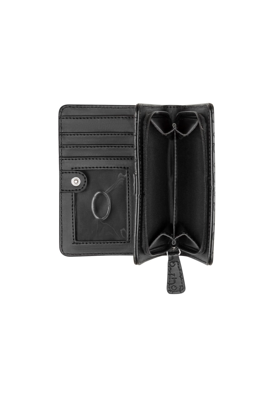 Carteira Spring Hill Slg French Wallet Preto Preto 4
