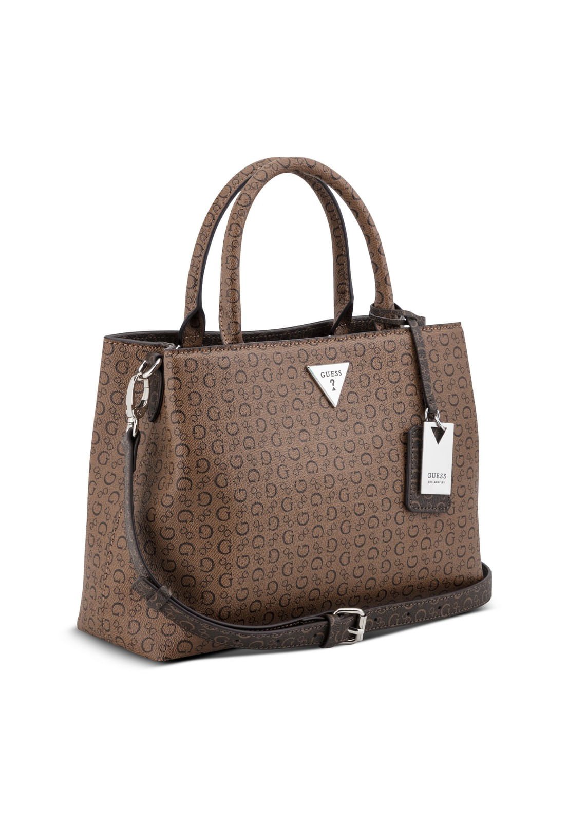 Bolsa Jillian Satchel Preto Preto/Marrom 2