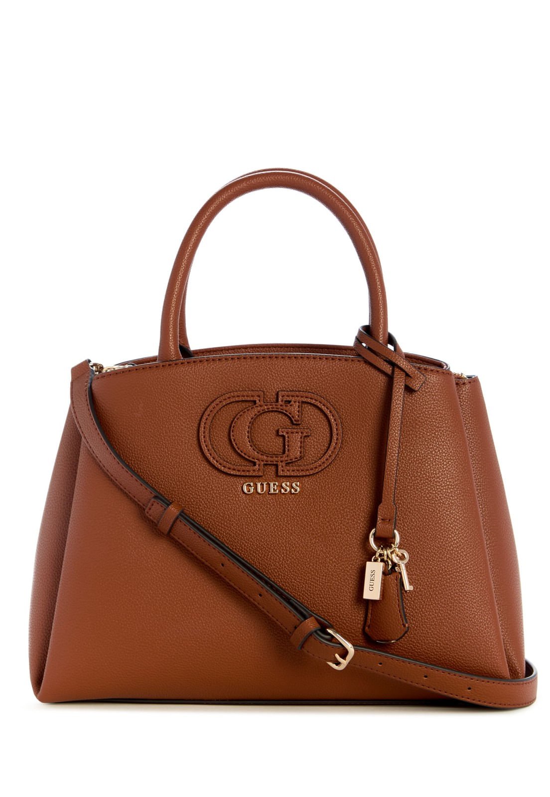 Bolsa Isola 3 Comp Satchel Marrom