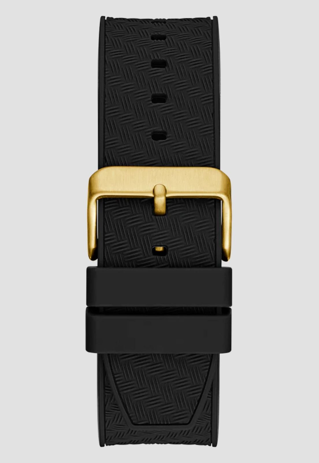 Relógio Sport Silicone Preto Dourado Dourado/Preto 6