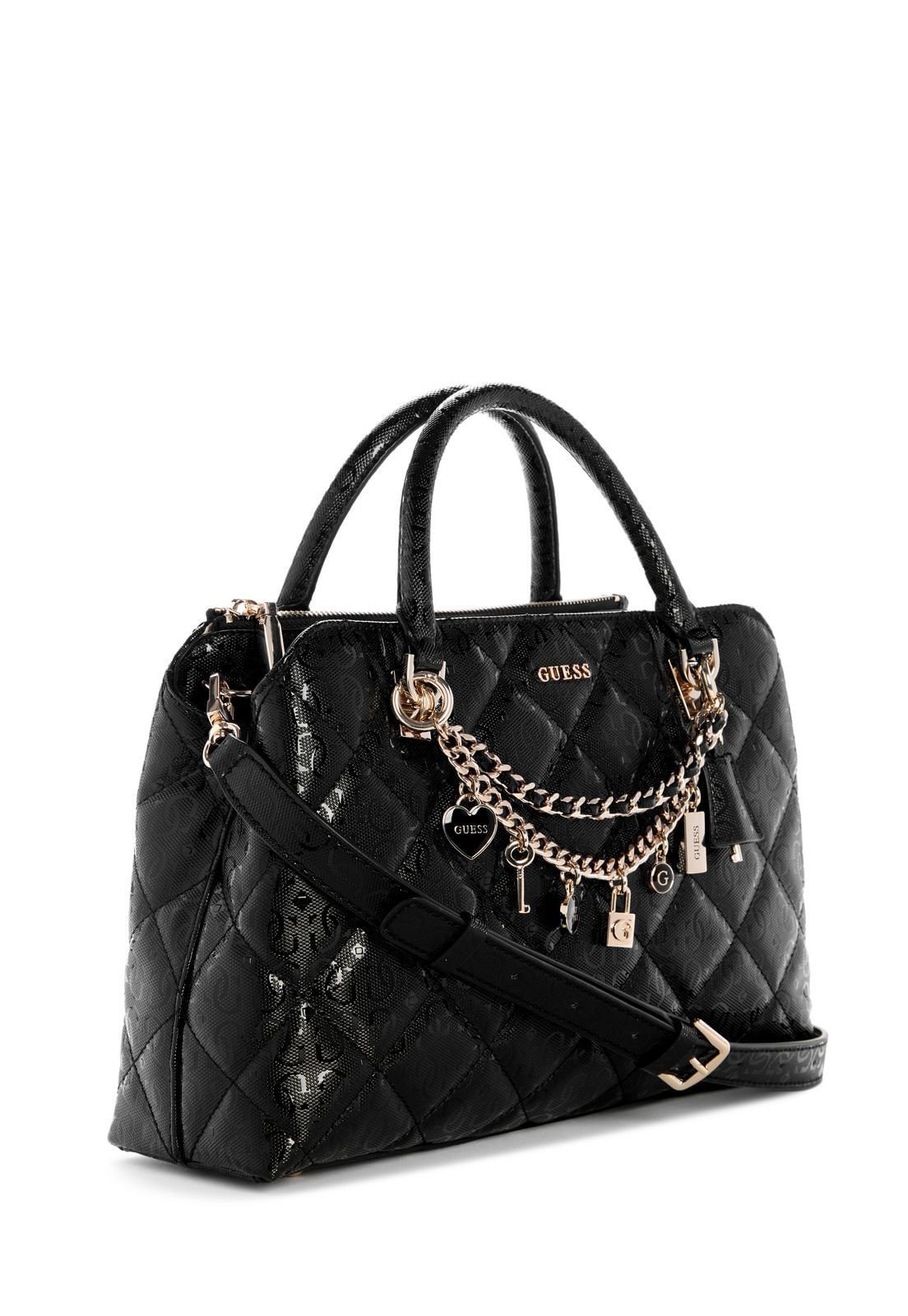 Bolsa Libby 2 Compartimentos Satchel Preto Preto 2