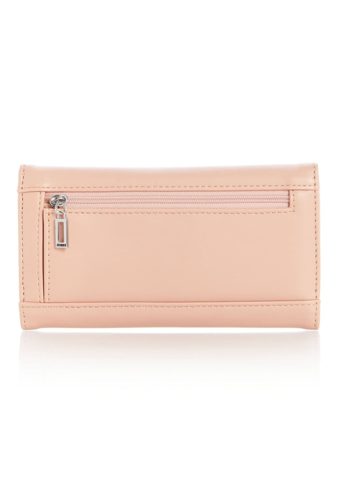 Carteira Guess Evanston Slg Slim Clutch Rosé Rosé 2