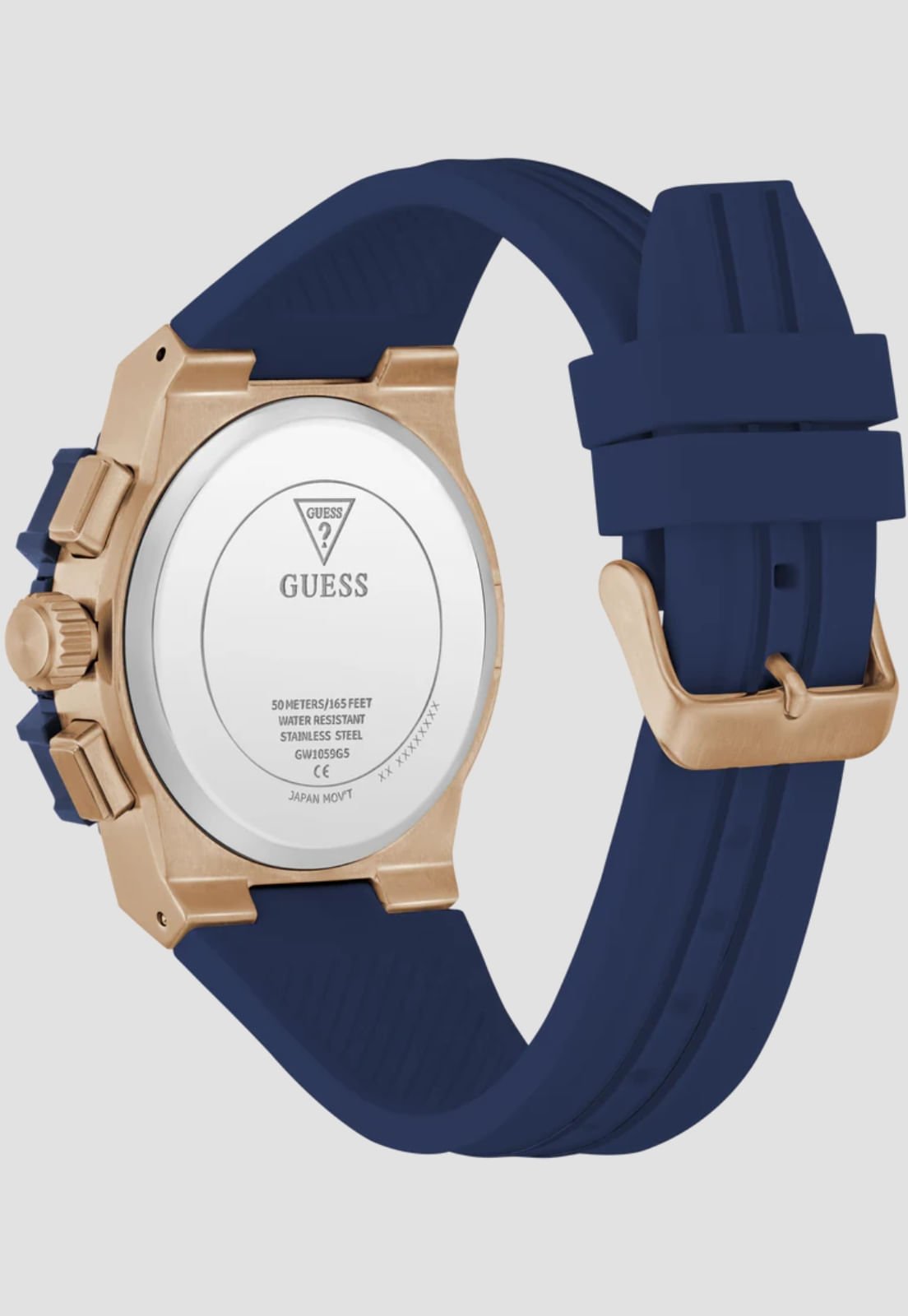 Relógio Sport Multifunção Silicone Azul Azul 7