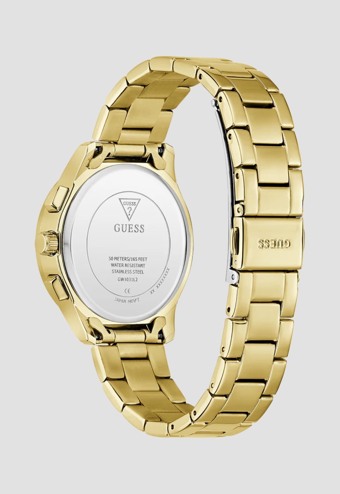 Relógio Multifunção Aço Dourado Dourado 7