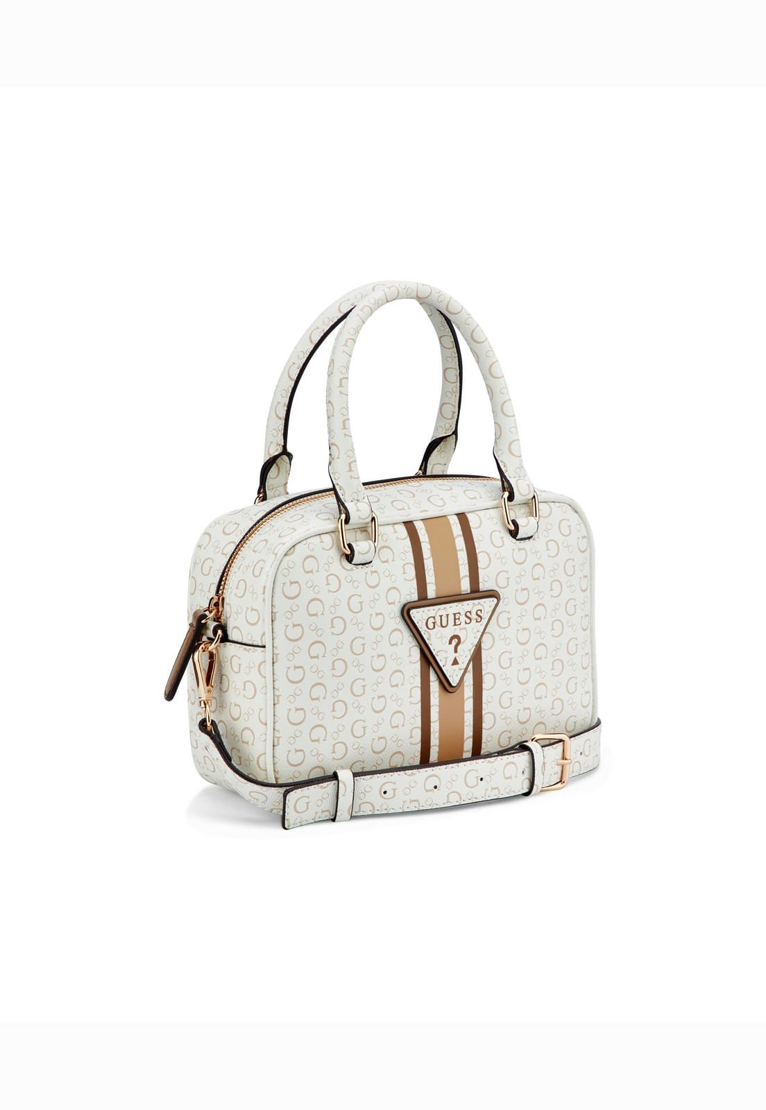 Bolsa Tabitha Box Satchel Branco Branco 2