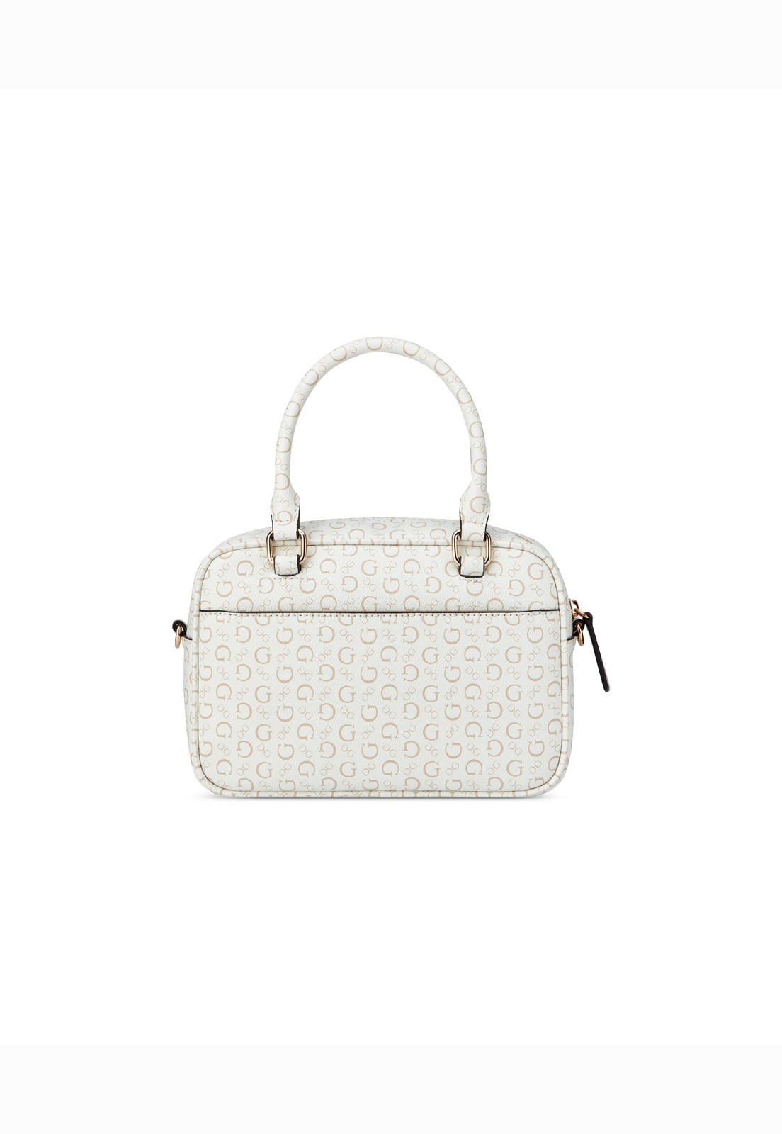 Bolsa Tabitha Box Satchel Branco Branco 3