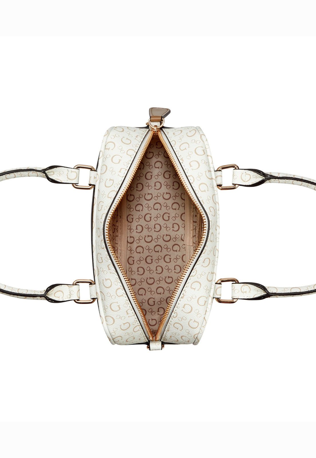 Bolsa Tabitha Box Satchel Branco Branco 4