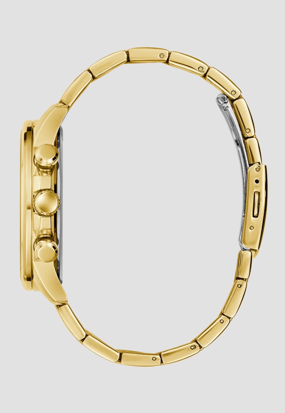Relógio Cronógrafo Multifuncional Aço Dourado Dourado 8