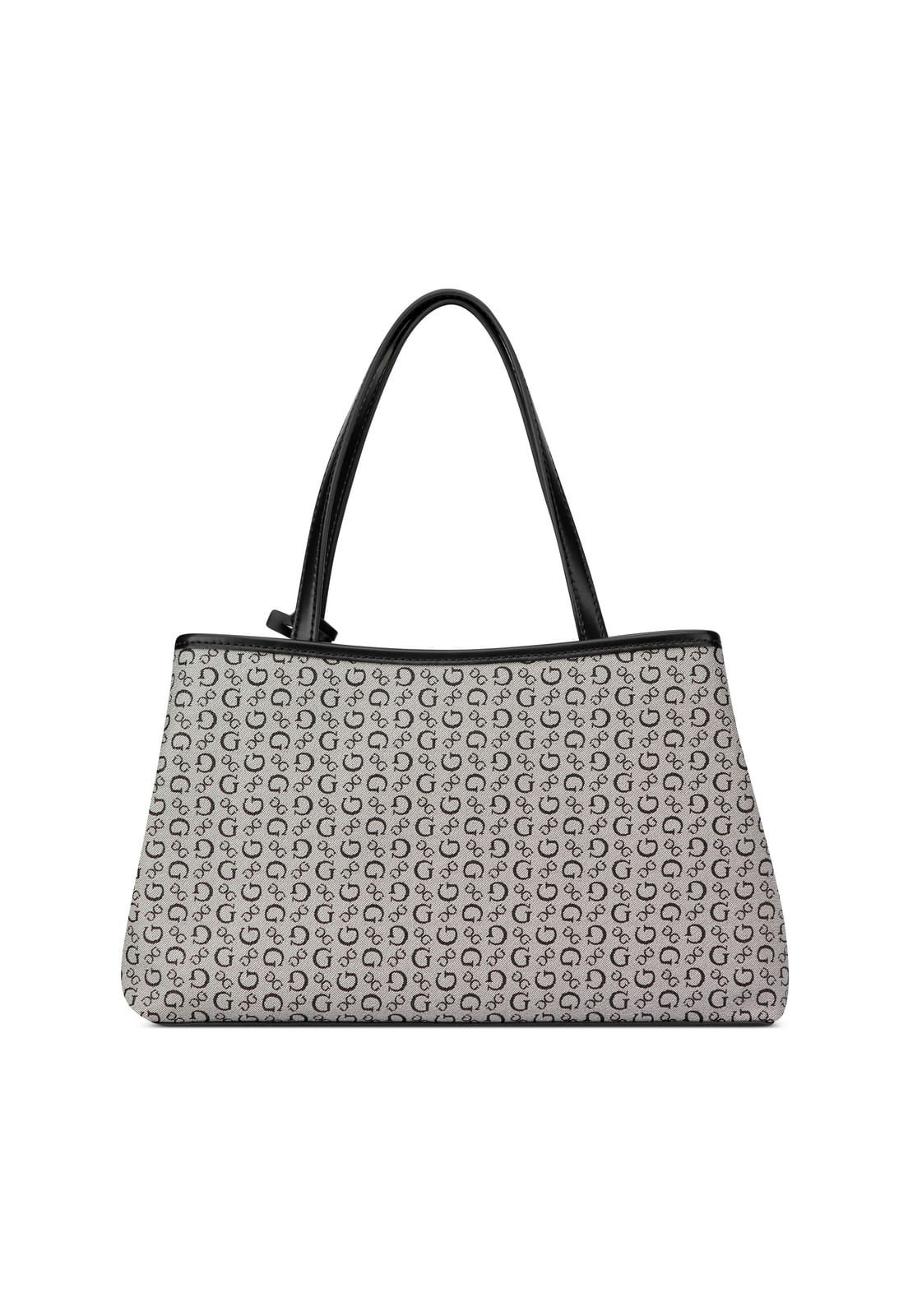 Bolsa Angelica Satchel Preto Cinza/Preto 3