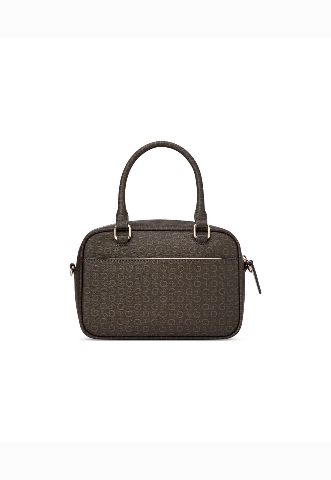 Bolsa Tabitha Box Satchel Bege Marrom/Bege 3