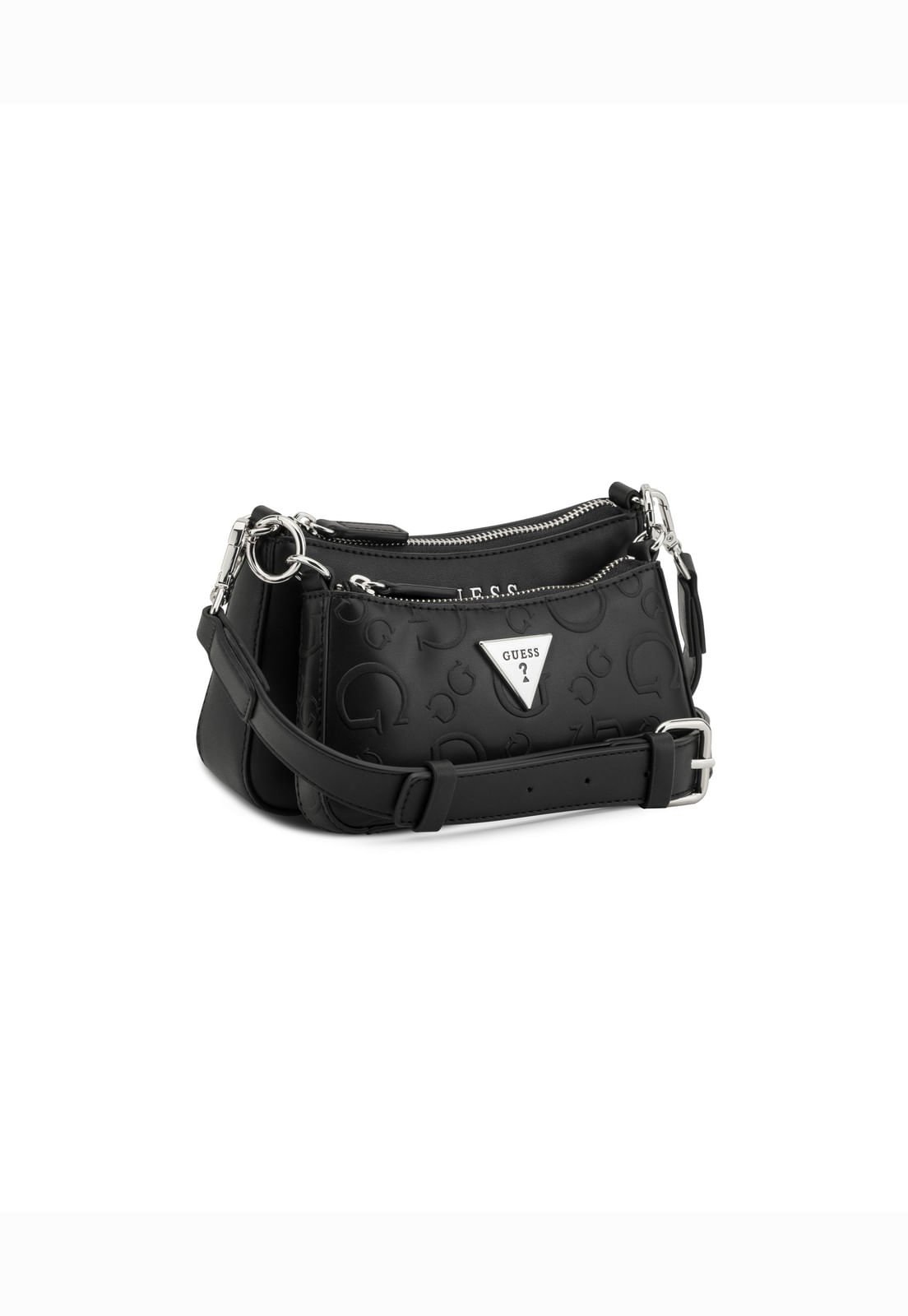 Bolsa Mini Holly Tiracolo Preto Preto 2